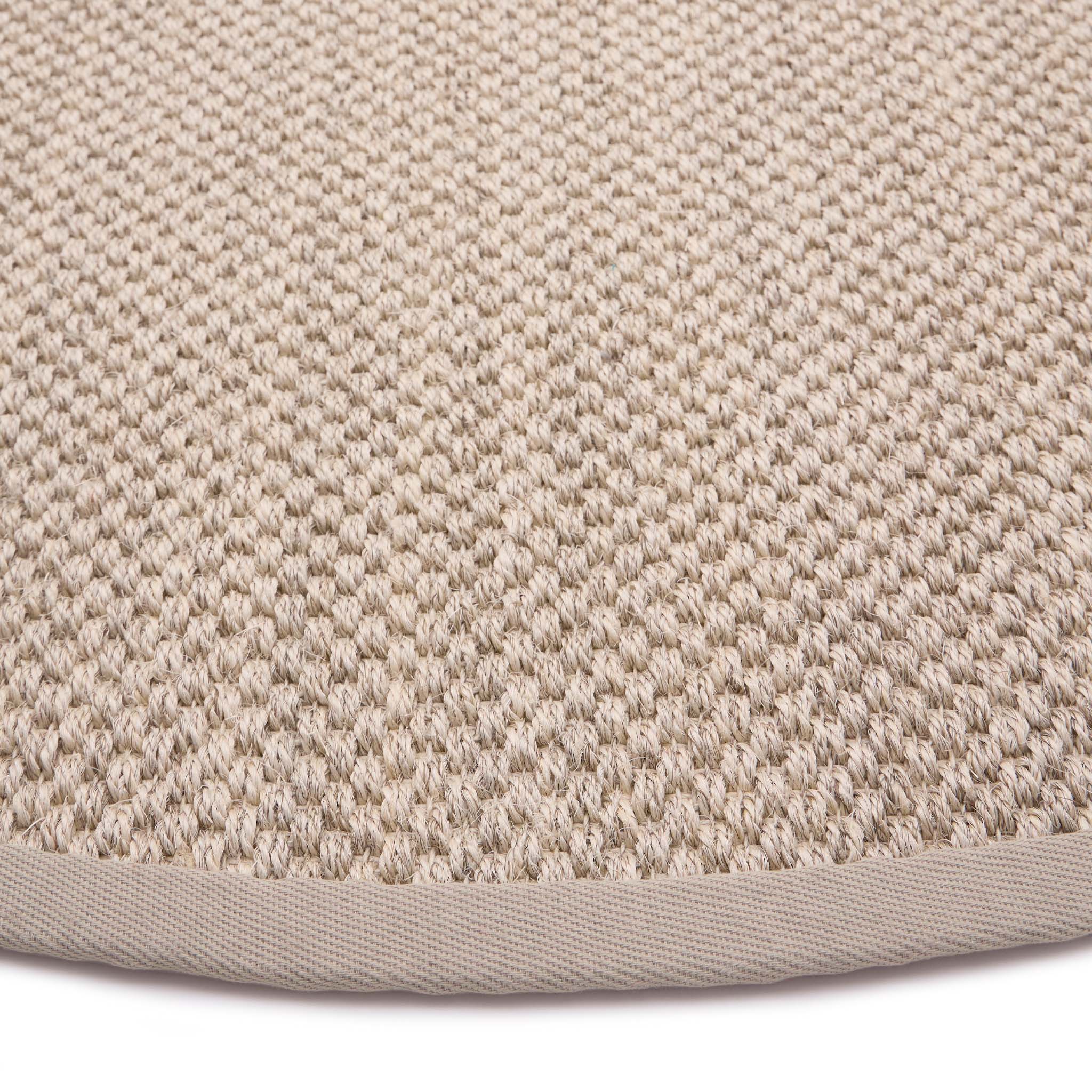 Origins Sisal Light Beige with Sand Border - handmade