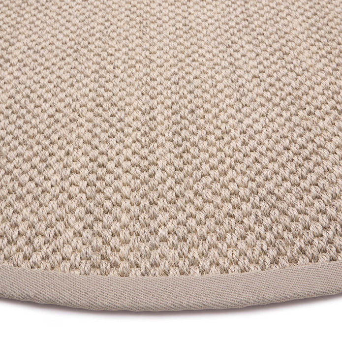 Origins Sisal Light Beige with Sand Border - handmade