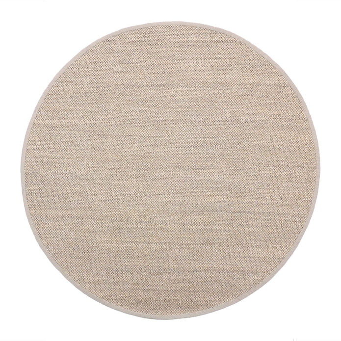 Origins Sisal Light Beige with Sand Border - handmade