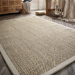 Origins Sisal Rug Woven & Latex Backed 120x170 cm / Light Beige/Sand Border / 100% SISAL WITH LATEX BACKING RUGS_and_MORE 5026134609105