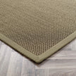 Origins Sisal Sage Green with Sage Green Border - handmade