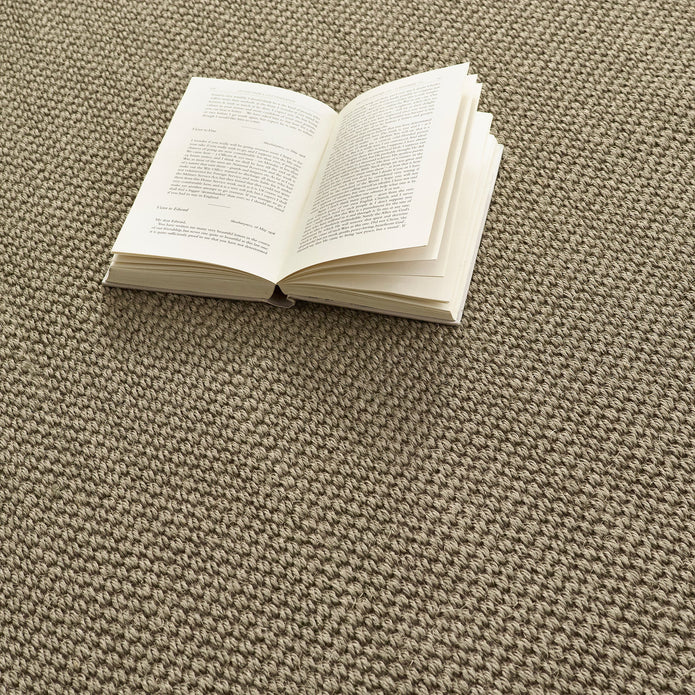 Origins Sisal Sage Green with Sage Green Border - handmade