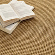 Origins Sisal Warm Natural with Dark Brown Border - handmade