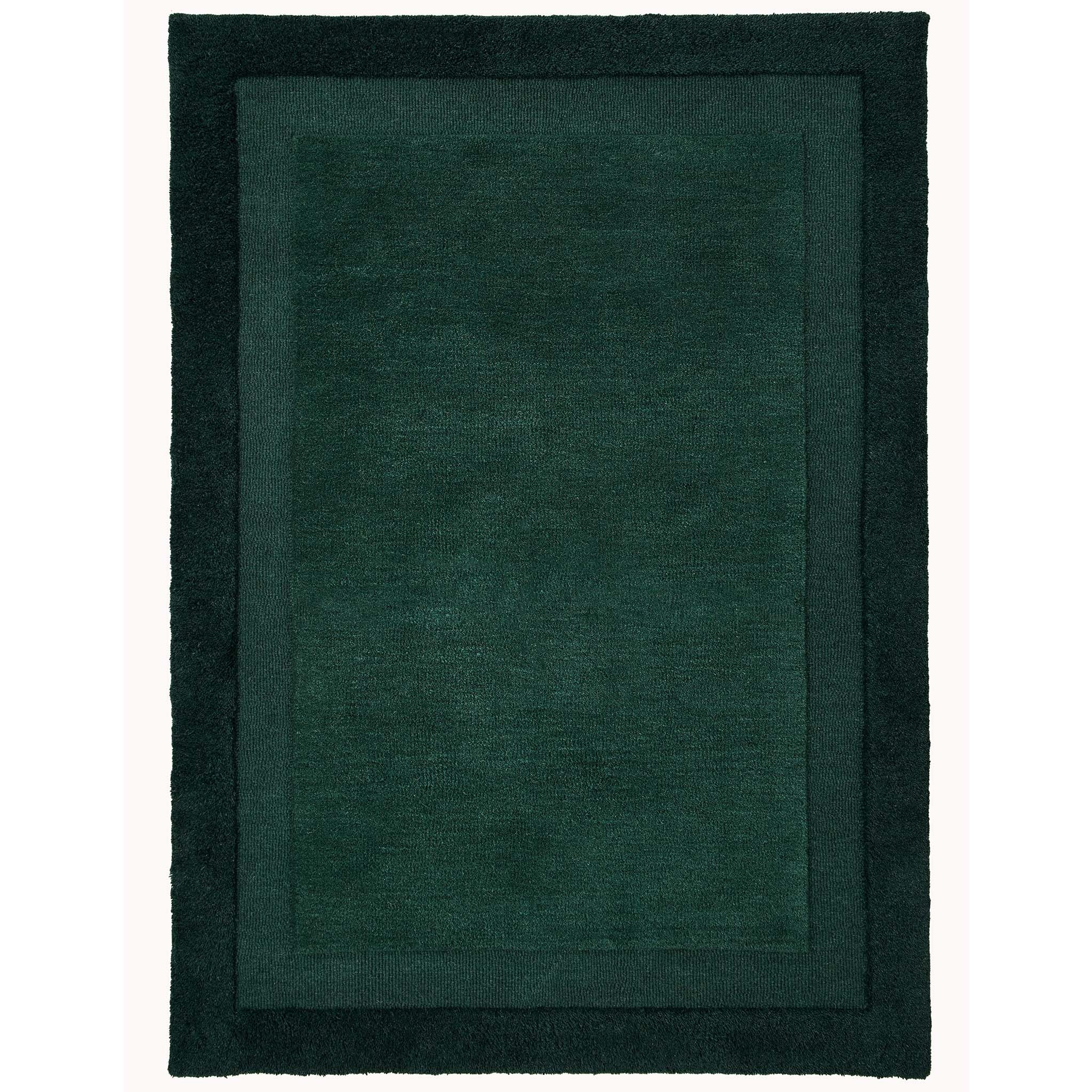 Origins Stacked Border Dark Green - handmade
