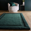 Origins Stacked Border Dark Green - handmade