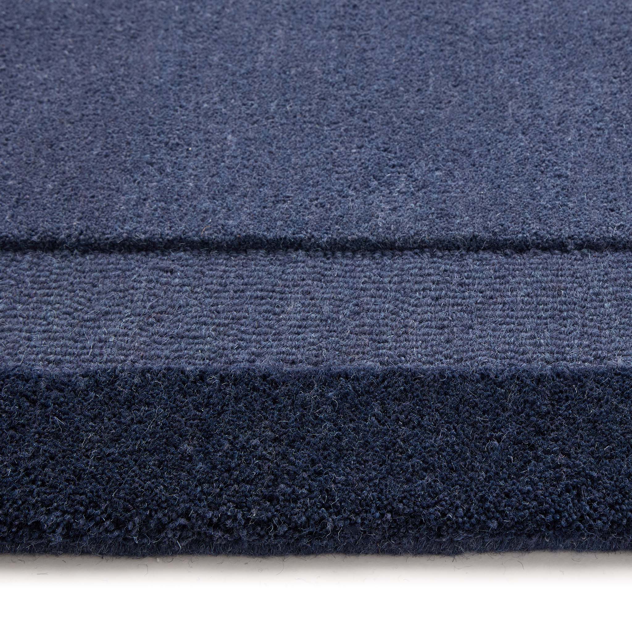 Origins Stacked Border Evening Blue - handmade