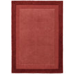 Origins Stacked Border Wine Red - handmade