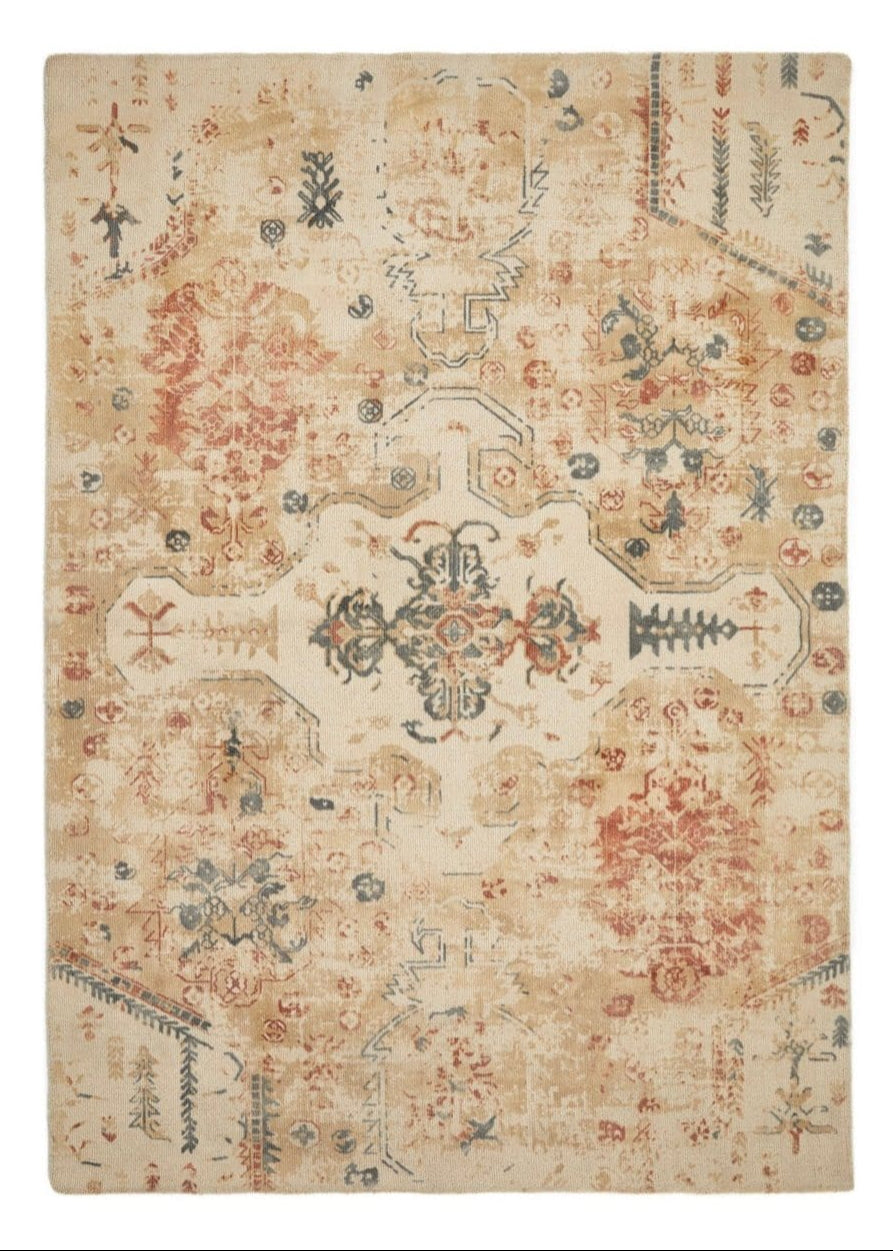 Origins TeePee Rug Printed Carpet with cotton backing 120x170 cm / Multi-colour / 100% Polyester RUGS_and_MORE 5026134593404