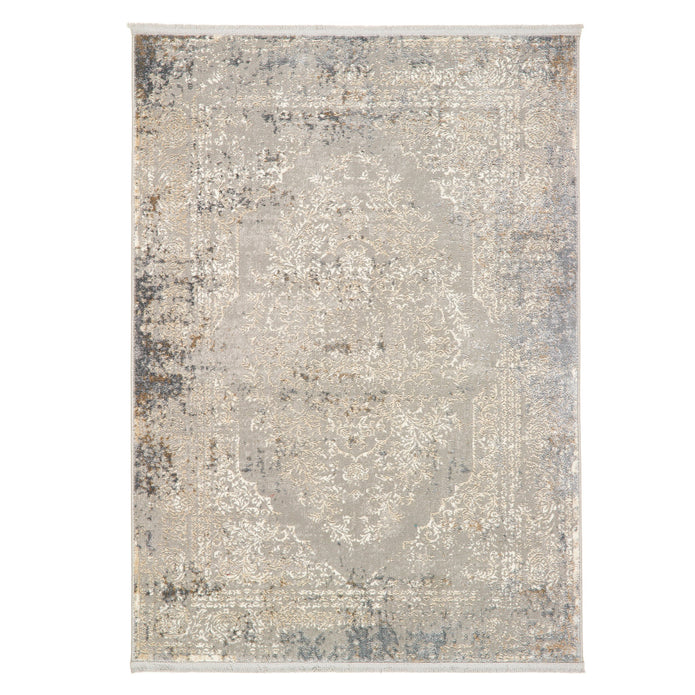 Origins Vintage Medallion Rug Blue/Grey - handmade
