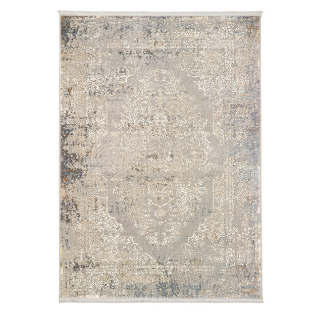 Origins Vintage Medallion Rug Blue/Grey - handmade