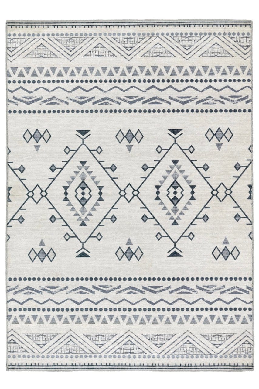 Origins Washable Nomad Rug 80x150 cm / Grey / Chenille Backing: 50% TPR + 50% Cotton RUGS_and_MORE 5026134602083