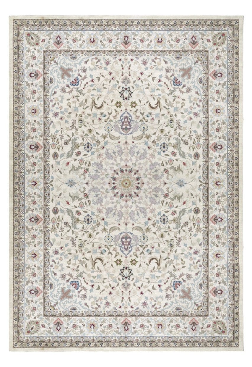 Origins Washable Windsor Rug Woven Printed 80x150 cm / Natural/Multi / Chenille Backing: 50% TPR + 50% Cotton RUGS_and_MORE 5026134602205