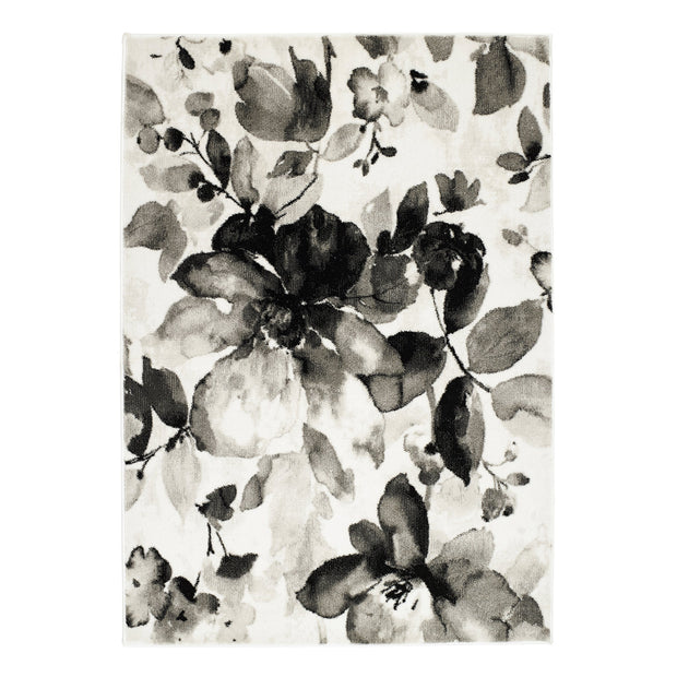 Origins Watercolour Floral Grey - handmade