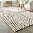 Origins Woodweave Ivory/Charcoal - handmade