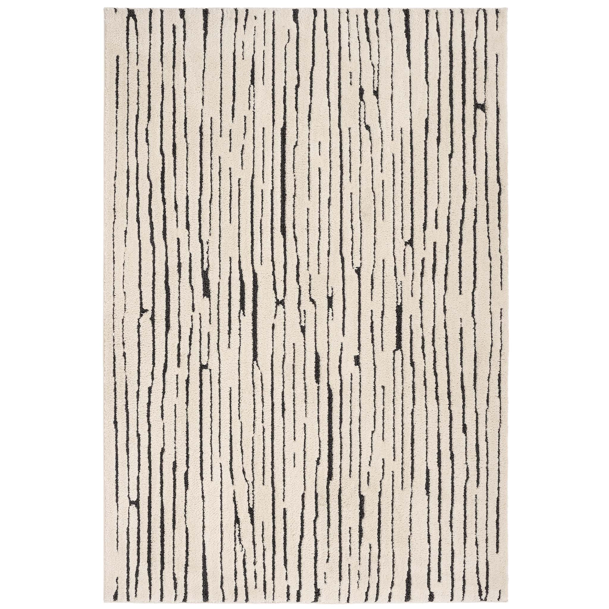 Origins Woodweave Ivory/Charcoal - handmade