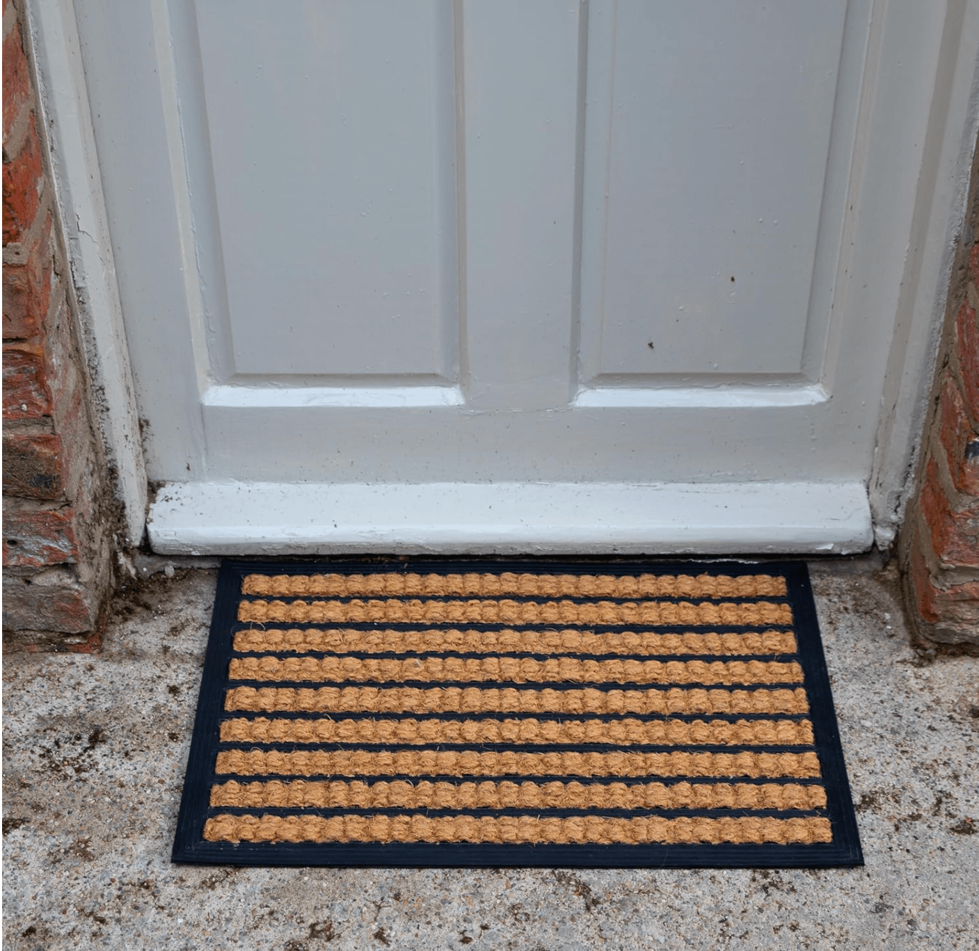 Premium Coir Doormat - Robust Door Mat Rubber and Coir Utility Mat Natural RUGS_and_MORE 5060623078928