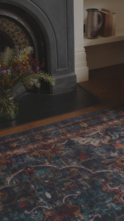 Hug Rug Eco-Washable Midnight Paisley