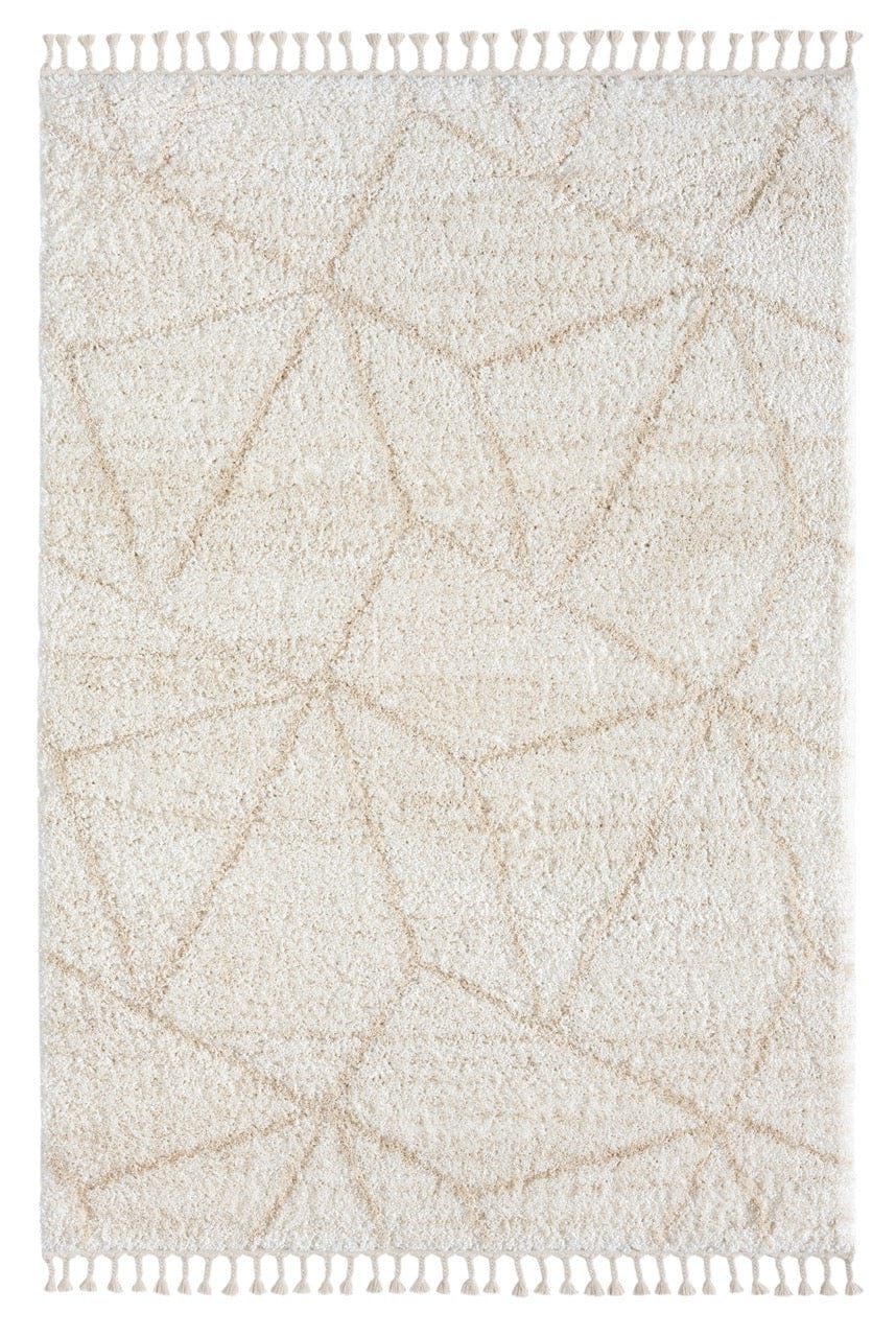 Revive Pulpy Shaggy Fringe Rug 80x150 cm / Cream / Polyester RUGS_and_MORE 5061020641319