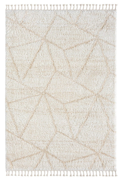 Revive Pulpy Shaggy Fringe Rug 80x150 cm / Cream / Polyester RUGS_and_MORE 5061020641319