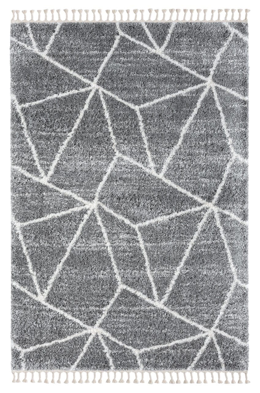 Revive Pulpy Shaggy Fringe Rug 80x150 cm / Dark Grey / Polyester RUGS_and_MORE 5061020641364