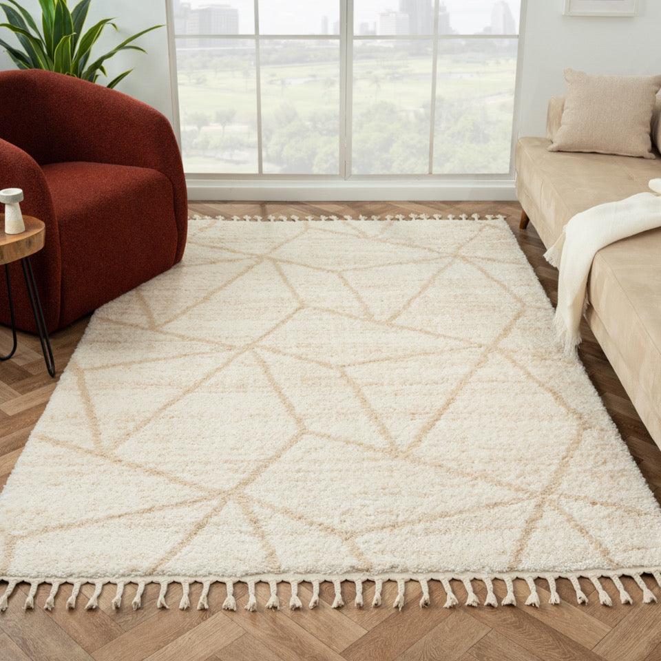 Revive Pulpy Shaggy Fringe Rug RUGS_and_MORE