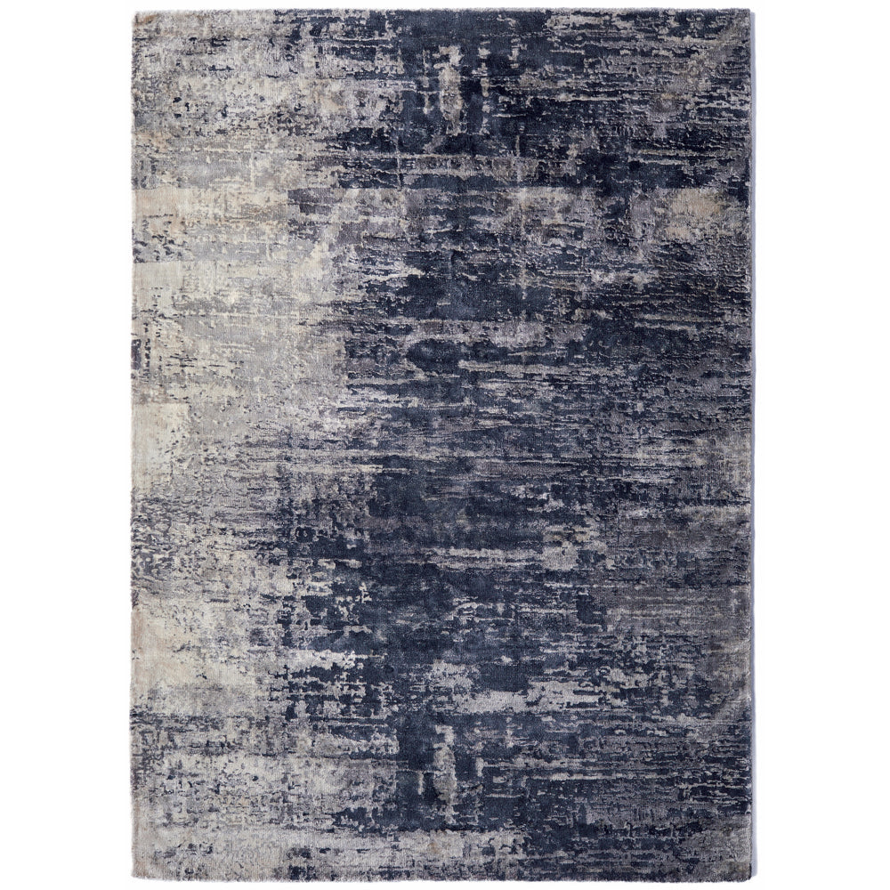 Rug Guru Elements 3 - Midnight/Oyster - handmade