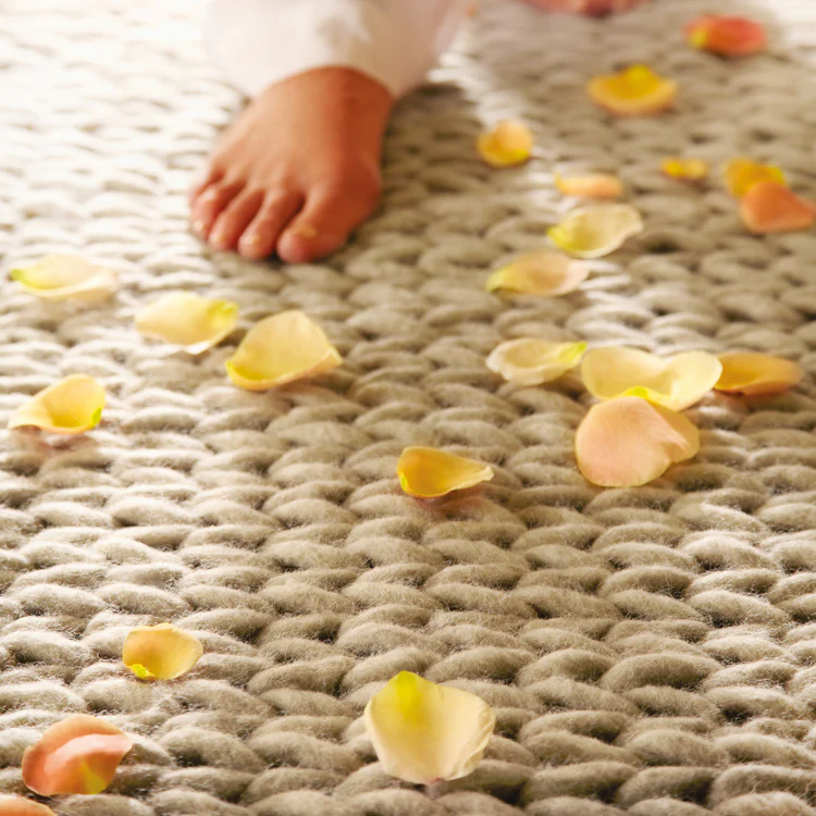 Rug Guru Fusion Oyster - handmade