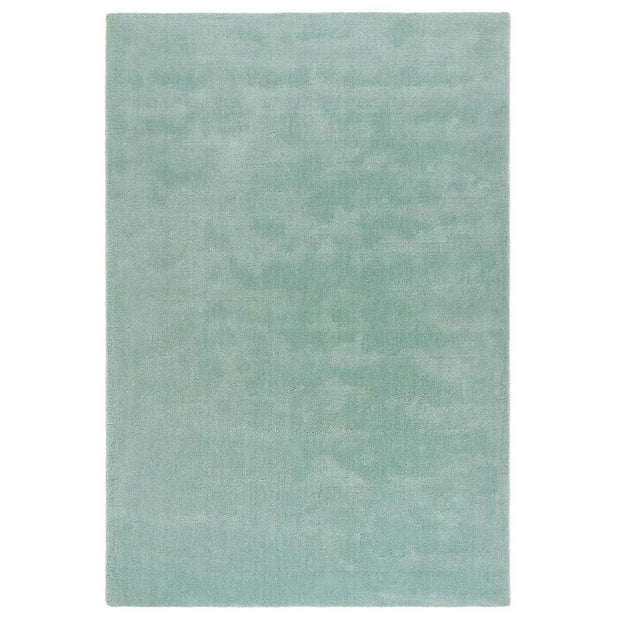 Rug Guru Hush Aqua - handmade