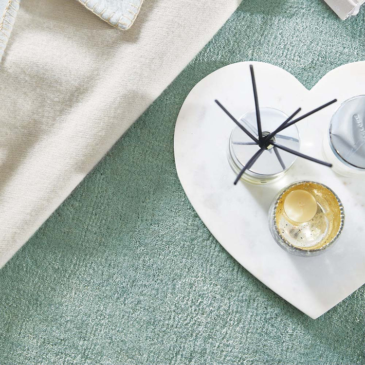 Rug Guru Hush Aqua - handmade