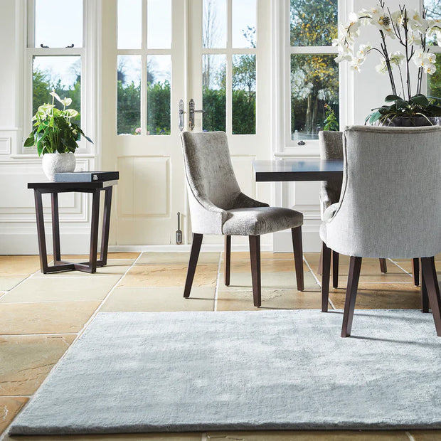 Rug Guru Hush Ice Blue - handmade