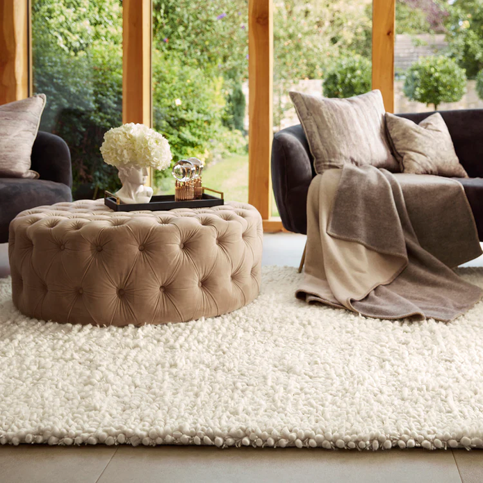 Rug Guru Maine Ivory - handmade