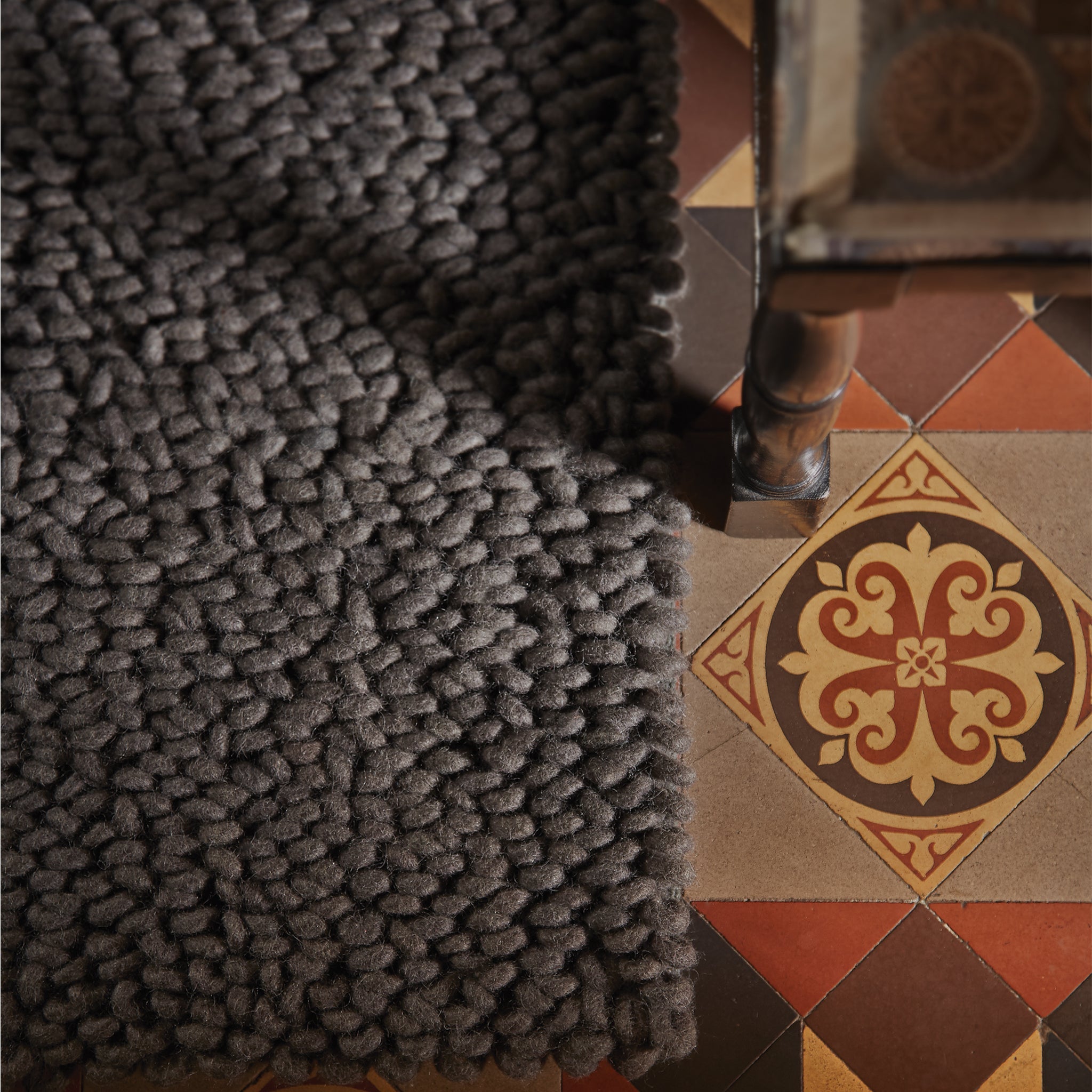 Rug Guru Union Chocolate - handmade