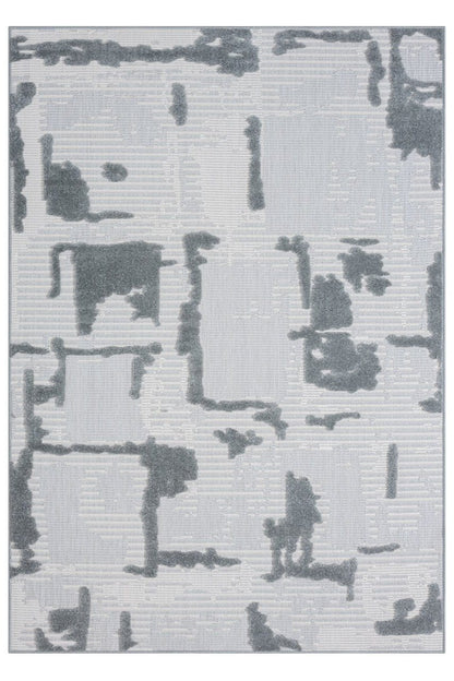 Stella Geo Indoor/Outdoor Rug 60x230 cm / Dark Grey / 100% Polypropylene RUGS_and_MORE 5061020641739