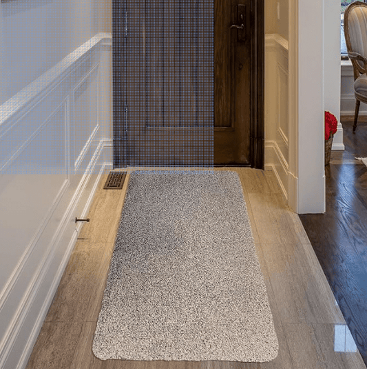 Super Absorbent Grey Washable Runner - with Rubber Backing 50 x 120cm Doormat RUGS_and_MORE A00020222C