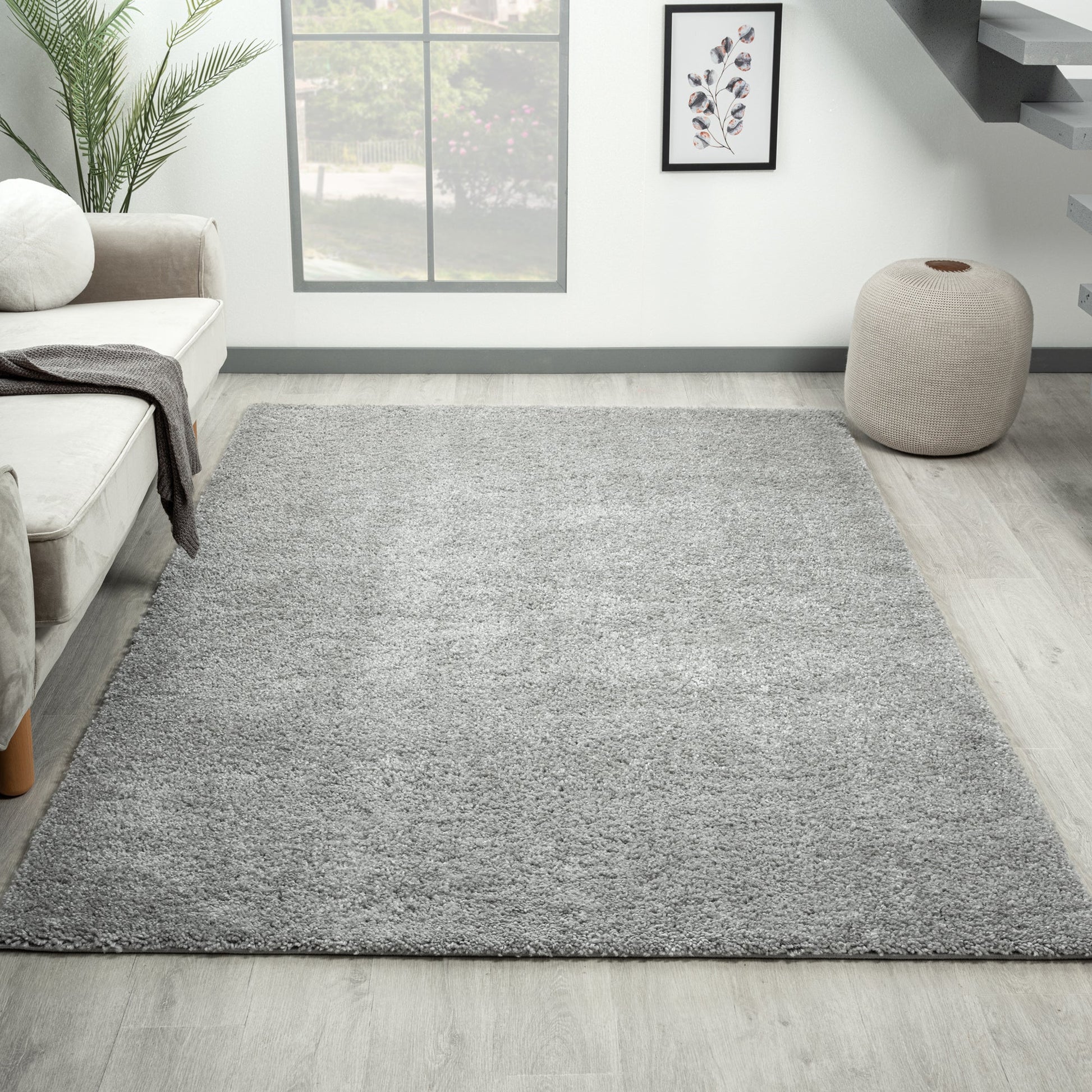 Snuggle Shaggy Rug Grey